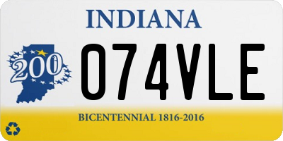 IN license plate 074VLE