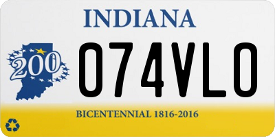 IN license plate 074VLO