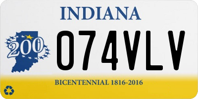 IN license plate 074VLV
