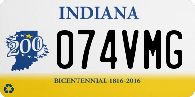 IN license plate 074VMG
