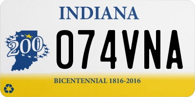 IN license plate 074VNA