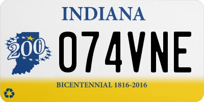 IN license plate 074VNE