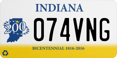 IN license plate 074VNG
