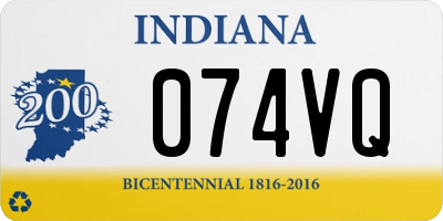 IN license plate 074VQ