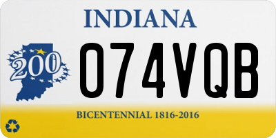 IN license plate 074VQB