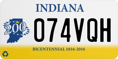 IN license plate 074VQH