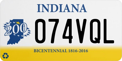 IN license plate 074VQL
