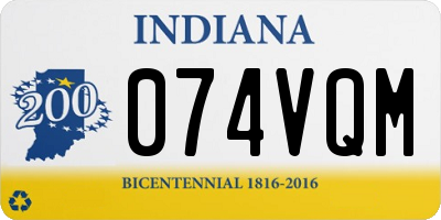 IN license plate 074VQM