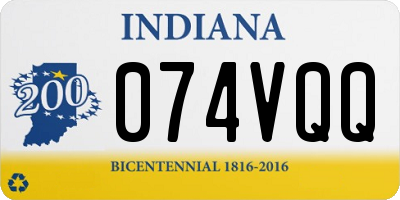 IN license plate 074VQQ