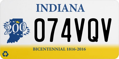 IN license plate 074VQV