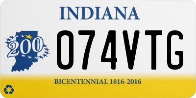 IN license plate 074VTG
