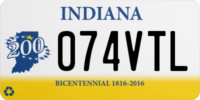 IN license plate 074VTL