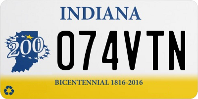 IN license plate 074VTN