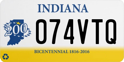 IN license plate 074VTQ