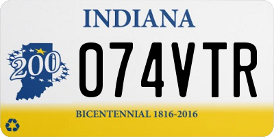 IN license plate 074VTR