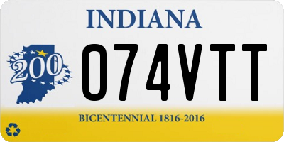 IN license plate 074VTT