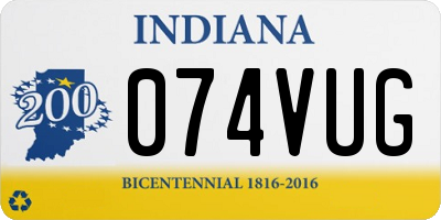 IN license plate 074VUG