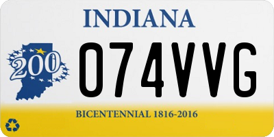 IN license plate 074VVG