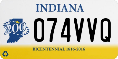 IN license plate 074VVQ