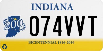 IN license plate 074VVT