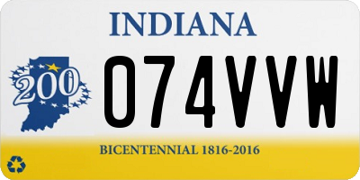 IN license plate 074VVW