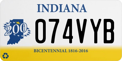 IN license plate 074VYB