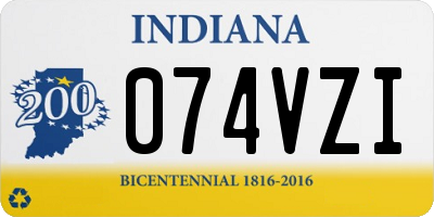 IN license plate 074VZI