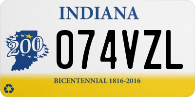 IN license plate 074VZL