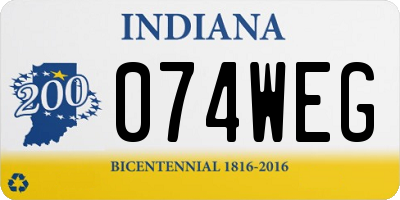IN license plate 074WEG