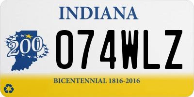 IN license plate 074WLZ