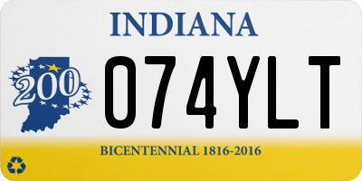IN license plate 074YLT