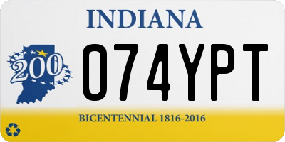 IN license plate 074YPT