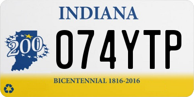 IN license plate 074YTP