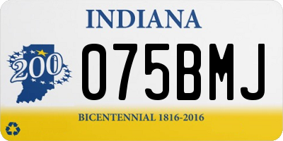 IN license plate 075BMJ