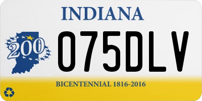 IN license plate 075DLV