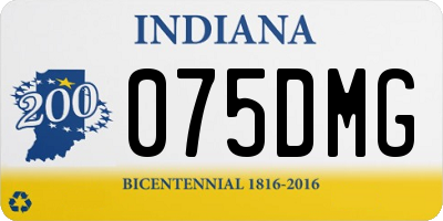 IN license plate 075DMG