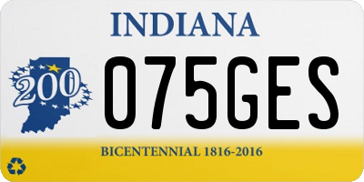 IN license plate 075GES