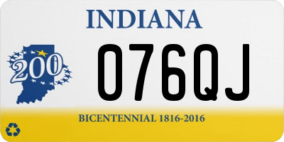 IN license plate 076QJ