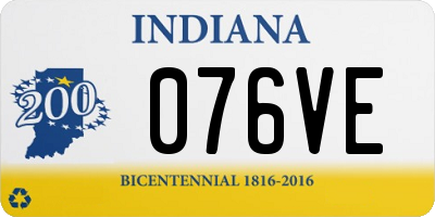 IN license plate 076VE