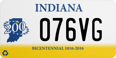 IN license plate 076VG