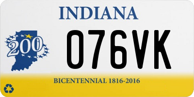 IN license plate 076VK