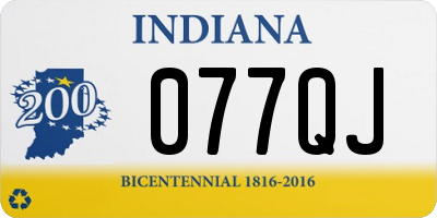 IN license plate 077QJ