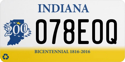 IN license plate 078EOQ