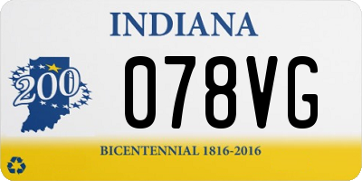 IN license plate 078VG