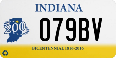 IN license plate 079BV