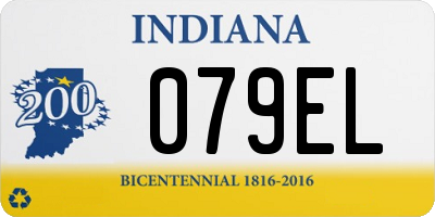 IN license plate 079EL