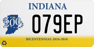 IN license plate 079EP