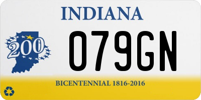 IN license plate 079GN