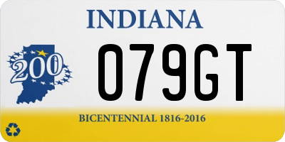 IN license plate 079GT