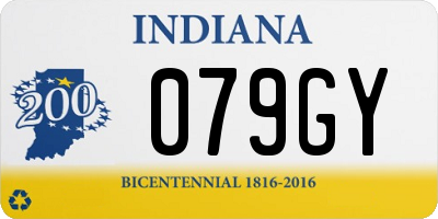 IN license plate 079GY